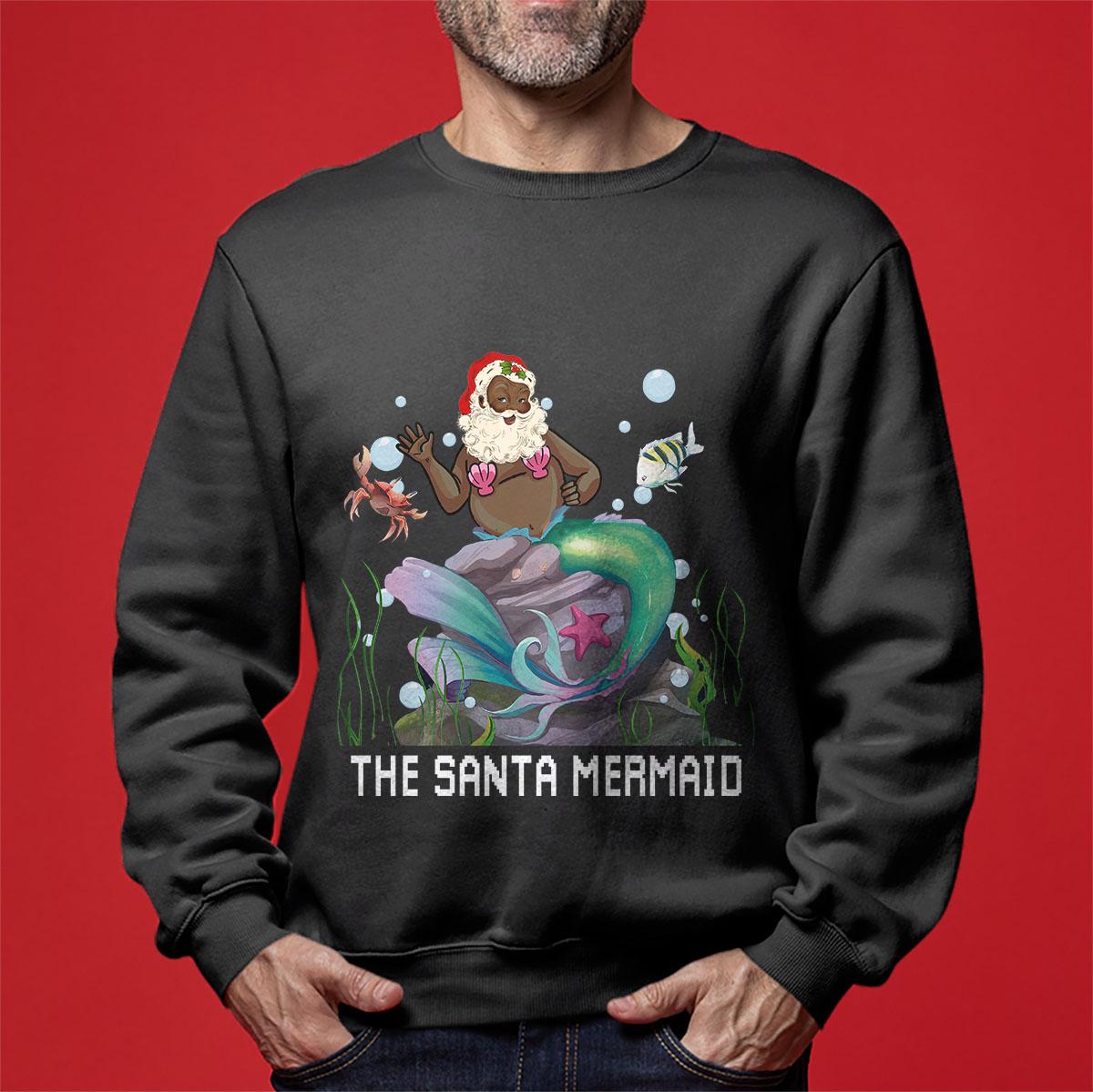 Funny Santa Car Rentals Christmas Sweater Cardinal