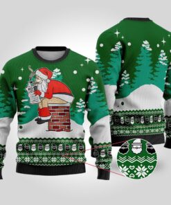 Funny Santa Naughty Or Nice List Christmas Sweater
