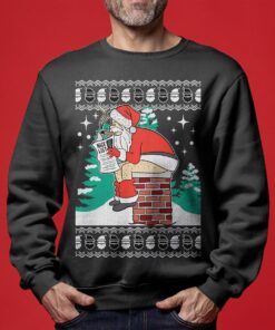 Funny Santa Naughty Or Nice List Ugliest Sweaters For Christmas