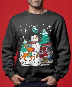 Funny Santa Reindeer Snowman Funny Christmas Sweaterss