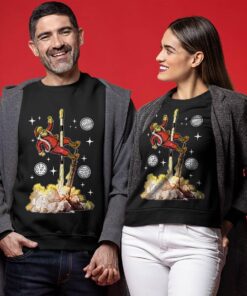 Funny Santa Spacex Falcon Funny Christmas Sweaters