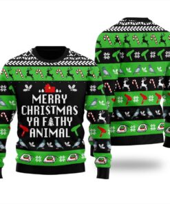 Funny Saying Ya Filthy Animal Christmas Sweater