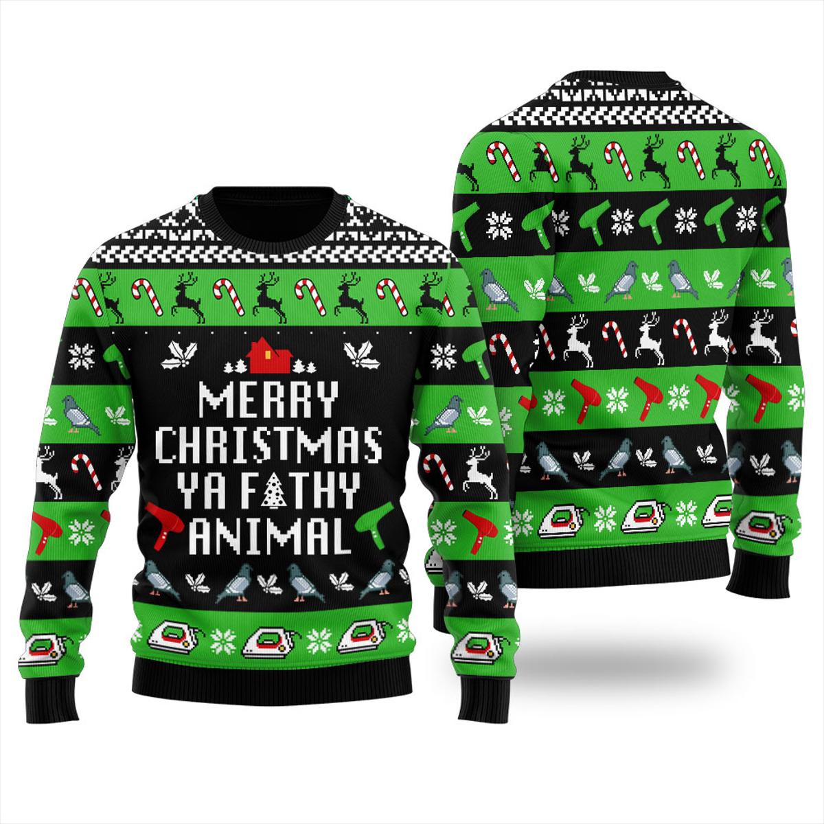 Funny Cat Christmas Sweater