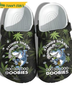 Funny Shark Weed Crocs Clog Shoes