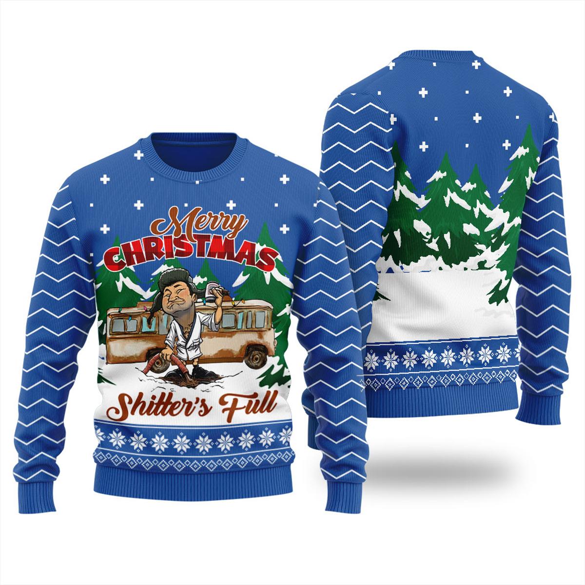 Humorous Shitters Full Womens Ugly Sweater