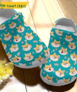 Shiba Inu Dog Cartoon Crocs Slippers