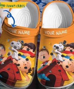 Funny Snoopy And Friends Crocs Sandals