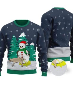 Funny Snowman Christmas Sweaters