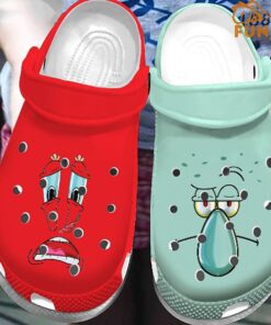 Funny Spongebob Character Crocs Clog Slippers