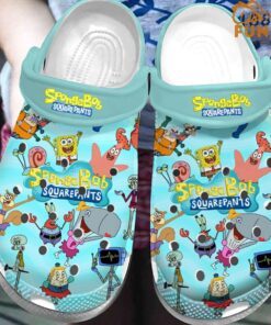 Funny Spongebob Squarepants Pattern Crocs Clog Shoes