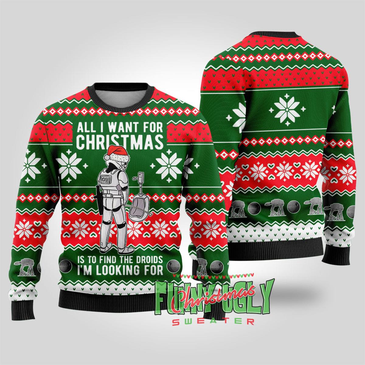 Funny Darth Vader Star Wars Ugly Sweater