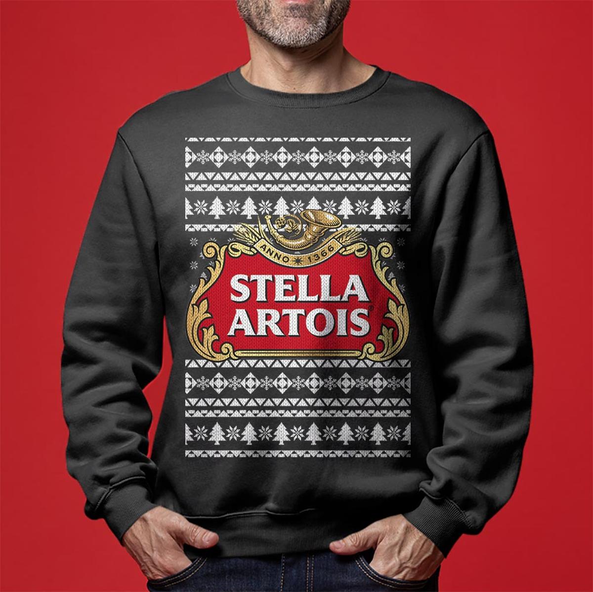 Funny Stella Artois Ugly Christmas Sweater