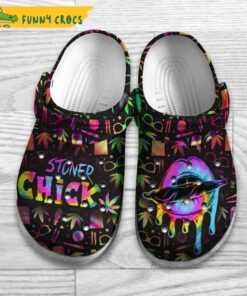 Funny Stoner Chick Weed Crocs Shoes