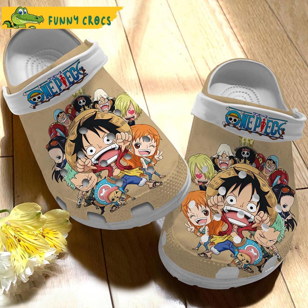 Personalized Luffy One Piece Skull Crocs Shoes