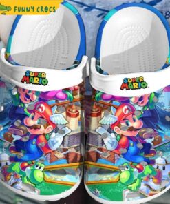 Funny Supper Mario Crocs Clog Slippers