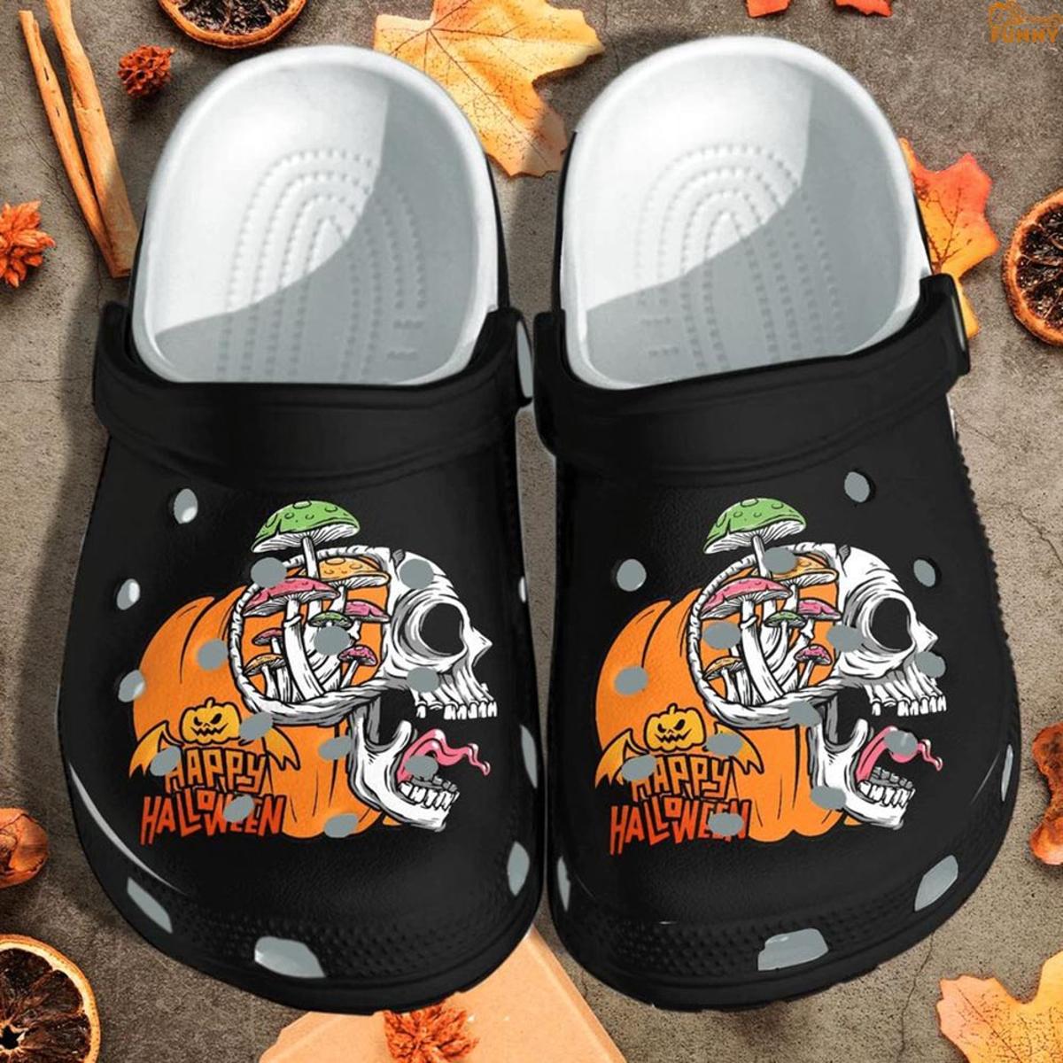 Gifts For Men Skull Crocs Clog Shoes