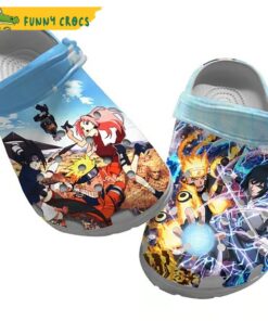 Funny Team 7 Naruto Crocs Shoes