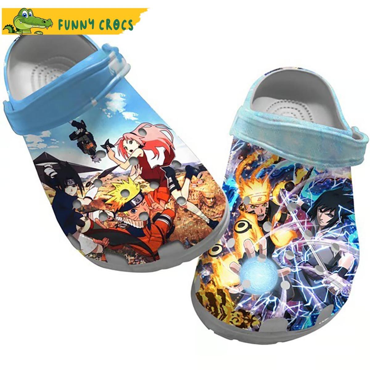 Japanese Anime Naruto Crocs Shoes