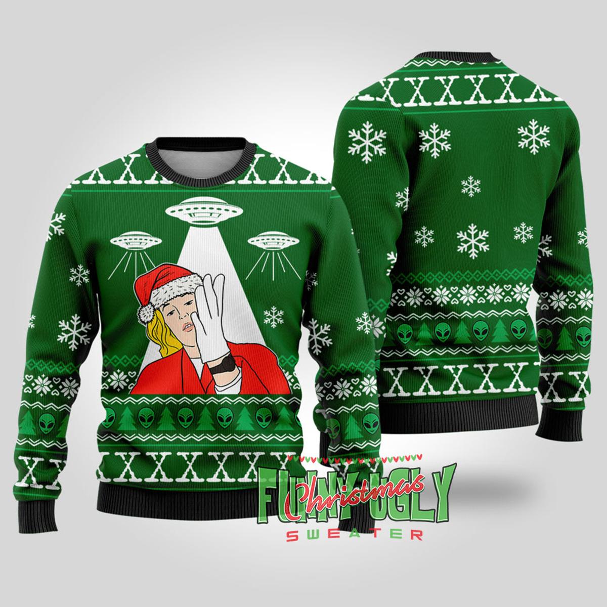 Funny Samuel Jackson Beer Christmas Sweater