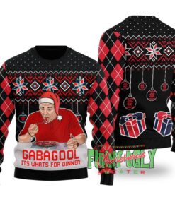 Funny Tony Soprano Gabagool Christmas Sweater