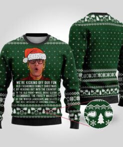 Funny Ugly Christmas Sweater National Lampoon Kick Off Old-fashioned