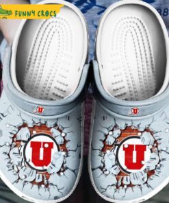 Funny Utah Utes Football Ncaa Crocs Slippers