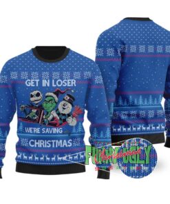 Funny We Are Saving Christmas Sweater