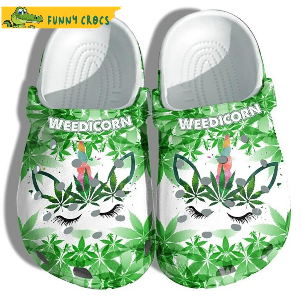 Halloween Skull High Tattoo Weed Crocs Sandals