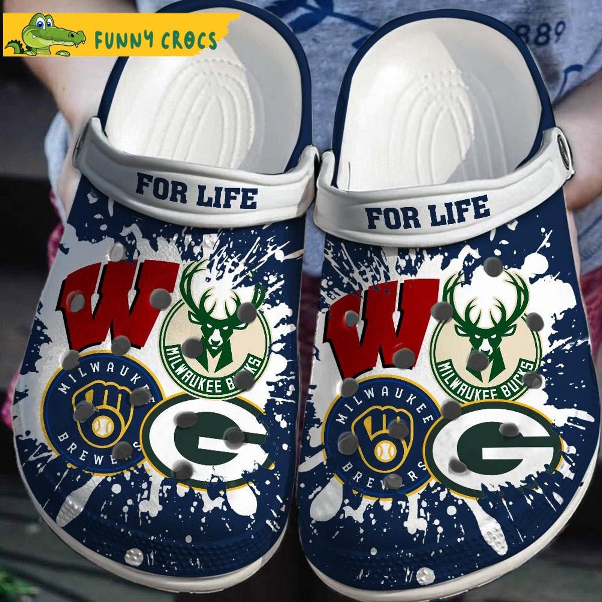 Funny Green Bay Packers Crocs Shoes