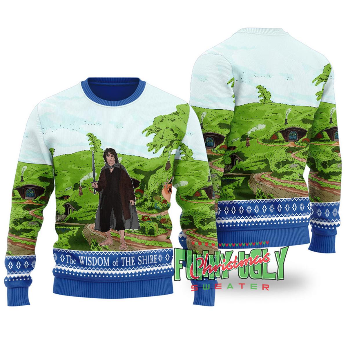 Funny Frodo Of The Shire Lotr Funny Christmas Sweaters