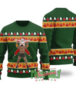 Funny Wrestling Mike Tyson Christmas Sweater