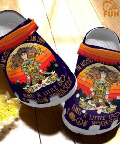 Funny Yoga Hippie Crocs Clog Shoes