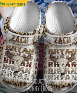 Funny Zach Bryan Leopard Crocs Clog