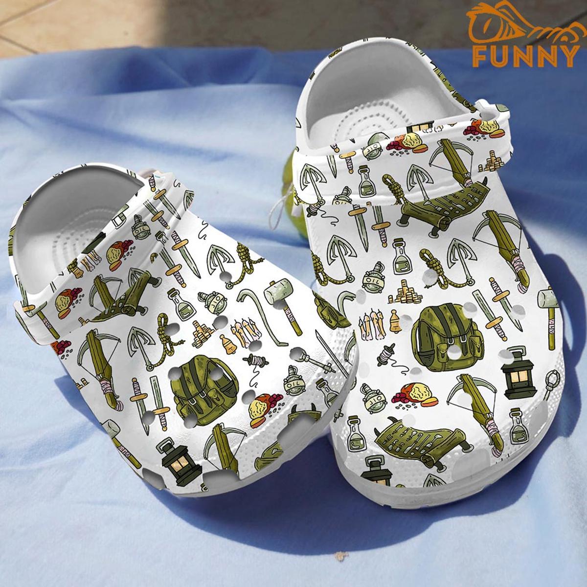 Funny Super Mario Crocs Sandals