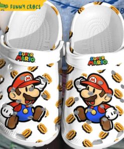 Gamer Supper Mario Crocs Clogs