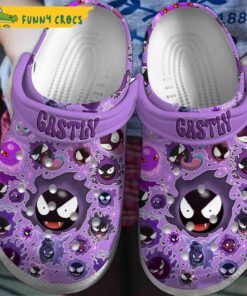 Gastly Pokemon Crocs Clog Shoes