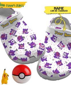 Gengar Pokemon Crocs Clog Shoes