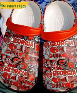 Georgia Bulldogs Football Ncaa Crocs Clog Slippers