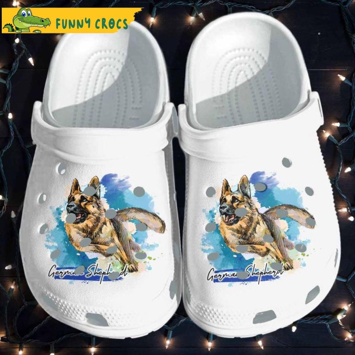 German Shepherd Cute Dog Crocs Shoes