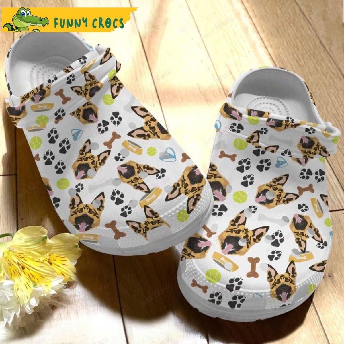 German Shepherd Beautiful Dog Crocs Sandals