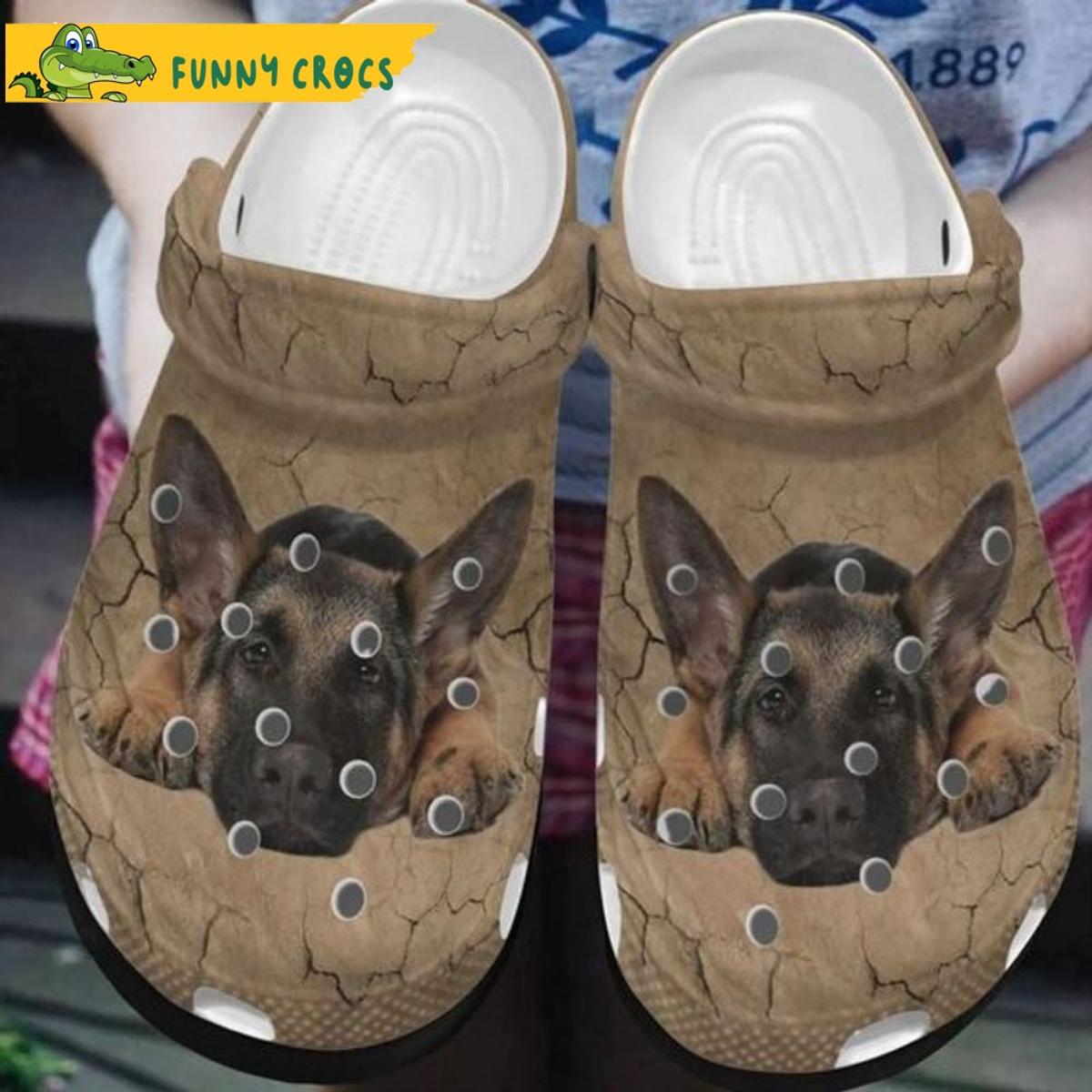 German Shepherd Dog Vintage Crocs Clog