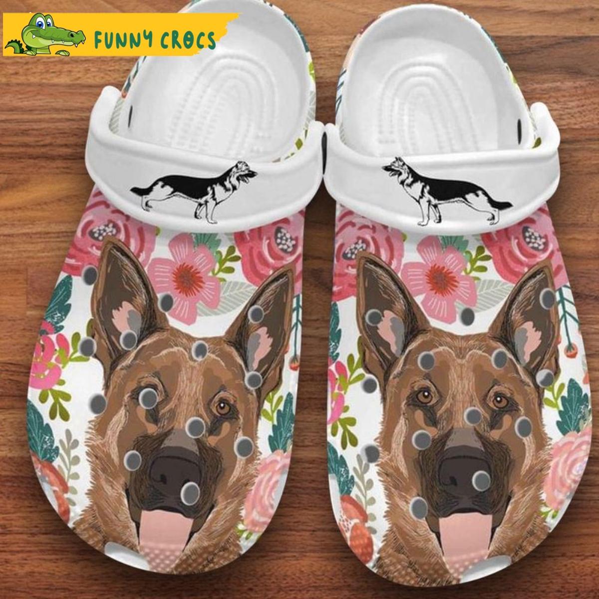 German Shepherd Looking For Some Ones I?€™m A Dog Lover Cute Crocs Clog