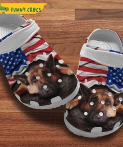 German Shepherd Dog Vintage Crocs Clog