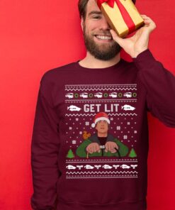 Get Lit Christmas Sweater