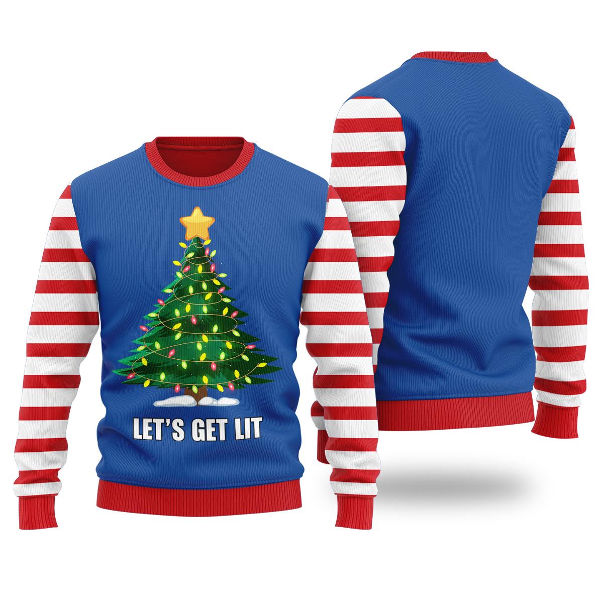 Personalized Mens Christmas Sweater Winner Sweater