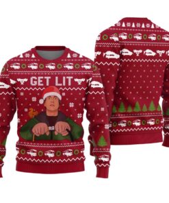 Get Lit Christmas Ugly Sweater