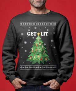 Get Lit Dickmas Dirty Mens Christmas Sweater