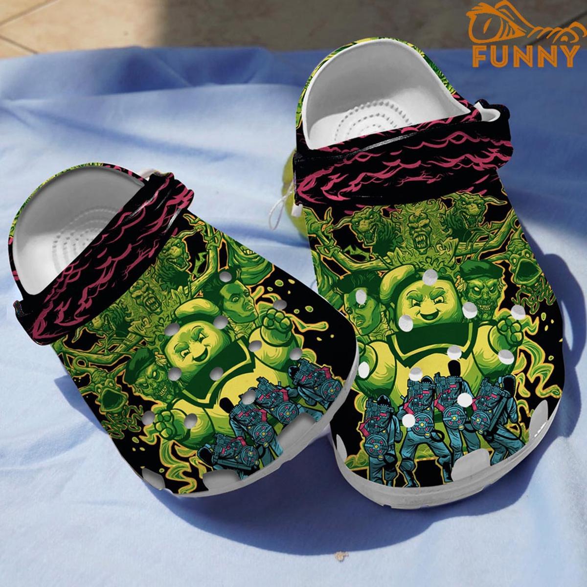 Ghostbusters Yellow Crocs Sandals