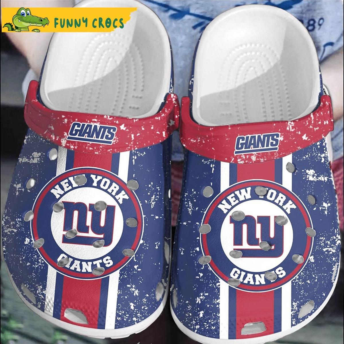 Hippie Tie Dye Ny Giants Crocs Clog Slippers