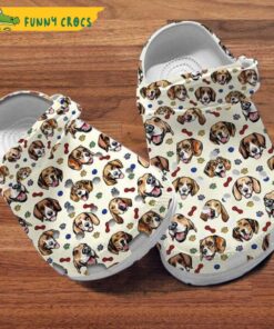 Gift For Beagle Dog Lovers Pattern Crocs Slippers